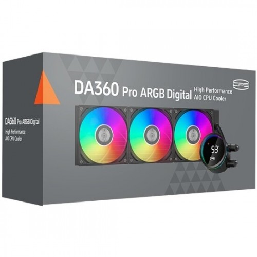 Система водяного охлаждения PCCooler DA360 Pro ARGB Digital BK (черный) 9