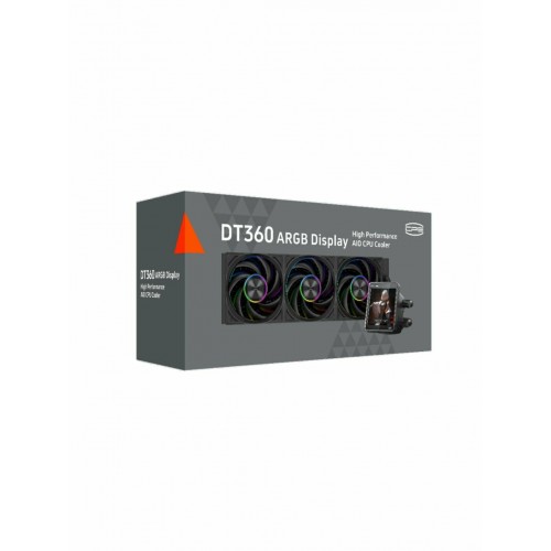 Система водяного охлаждения PCCooler DT360 ARGB Display BK (черный) 7