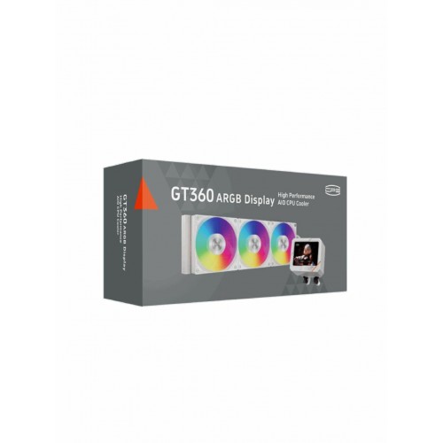 Система водяного охлаждения PCCooler GT360 ARGB Display WH (белый) 5