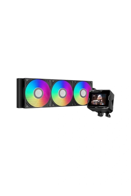 Система водяного охлаждения PcCooler GT360M Display ARGB (GT360M-BKAWXX-GL) (черный) 