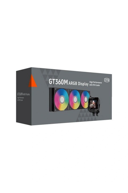 Система водяного охлаждения PcCooler GT360M Display ARGB (GT360M-BKAWXX-GL) (черный) 5