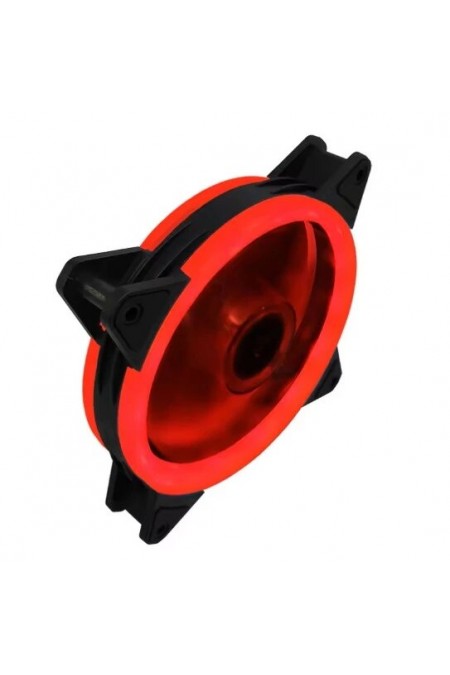 Венилятор для корпуса Gembird D12025S12L-R (красный) 