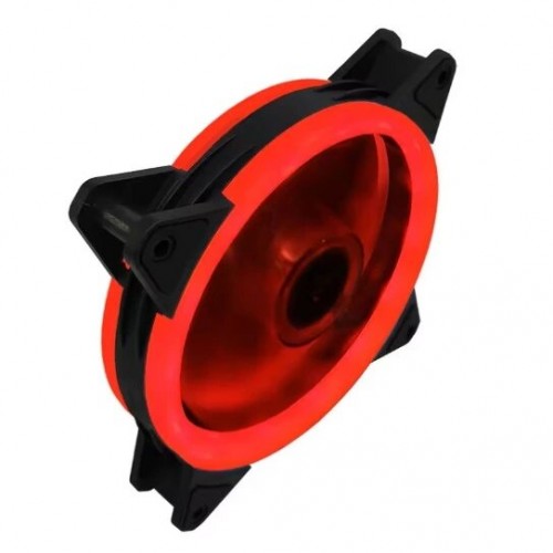 Венилятор для корпуса Gembird D12025S12L-R (красный) 