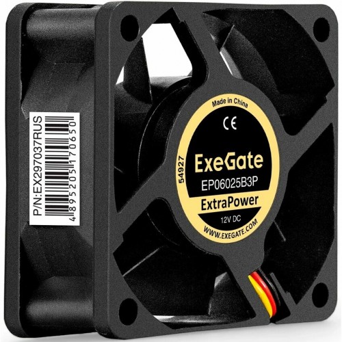 Вентилятор для копуса ExeGate ExtraPower EP06025B3P (EX297037RUS) (черный) 2
