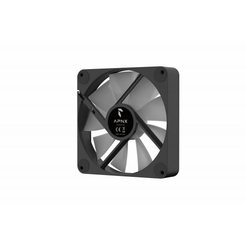 Вентилятор для корпуса Aerocool APNX FP1-140 PWM ARGB BLACK (черный) 3