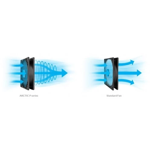 Вентилятор для корпуса ARCTIC P8 PWM PST (black/black) (ACFAN00150A) (черный) 2