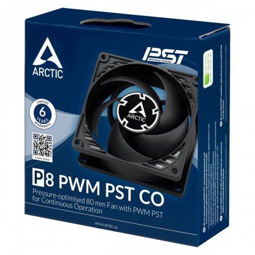 Вентилятор для корпуса ARCTIC P8 PWM (PST) CO RTL (ACFAN00151A) (черный) 3