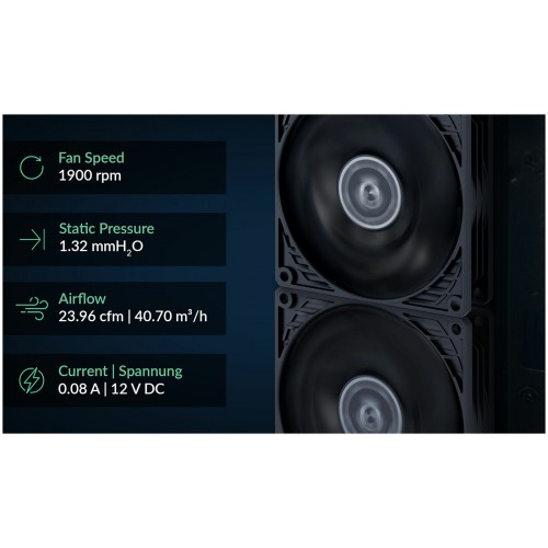Вентилятор для корпуса Arctic P9 Silent (ACFAN00297A) (черный) 6
