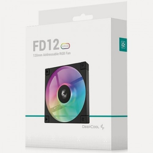 Вентилятор для корпуса DEEPCOOL FD12 (R-FD12-BKAPN1-G) (черный) 2