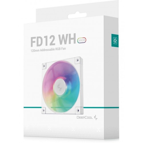 Вентилятор для корпуса DEEPCOOL FD12 (R-FD12-WHAPN1-G) (белый) 8