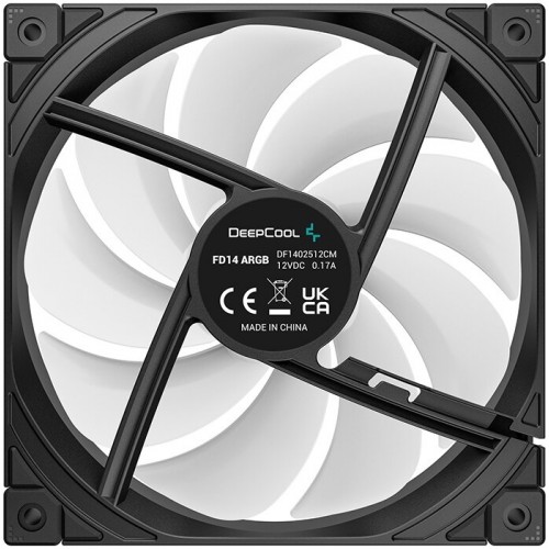 Вентилятор для корпуса DEEPCOOL FD14 ARGB (R-FD14-BKAPN1-G) (черный) 2