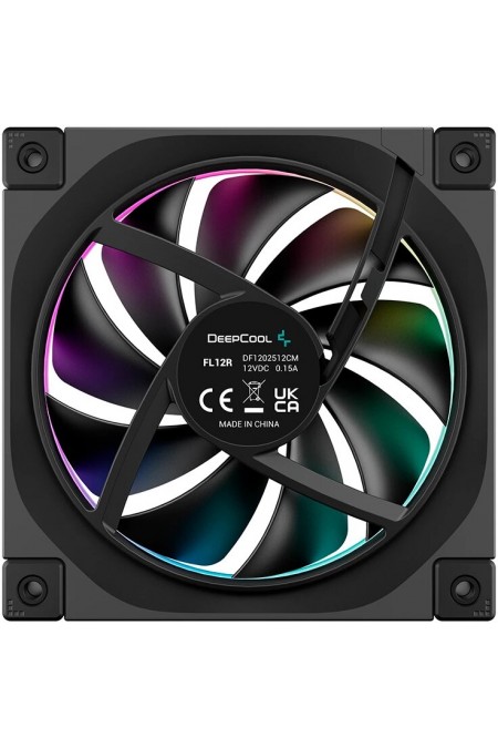 Вентилятор для корпуса DEEPCOOL FL12 (R-FL12-BKAPN1-G) (черный) 3
