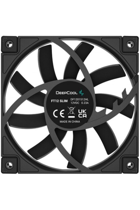 Вентилятор для корпуса DEEPCOOL FT12 SLIM (R-FT12SLIM-BKWPN1-G) (черный) 2