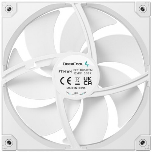 Вентилятор для корпуса DEEPCOOL FT14 (R-FT14-WHWPN1-G) (белый) 6