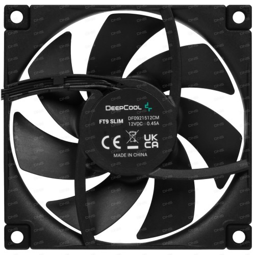Вентилятор для корпуса DEEPCOOL FT9 SLIM (R-FT9SLIM-BKWPN1-G) (черный) 2