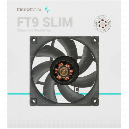 Вентилятор для корпуса DEEPCOOL FT9 SLIM (R-FT9SLIM-BKWPN1-G) (черный) 5