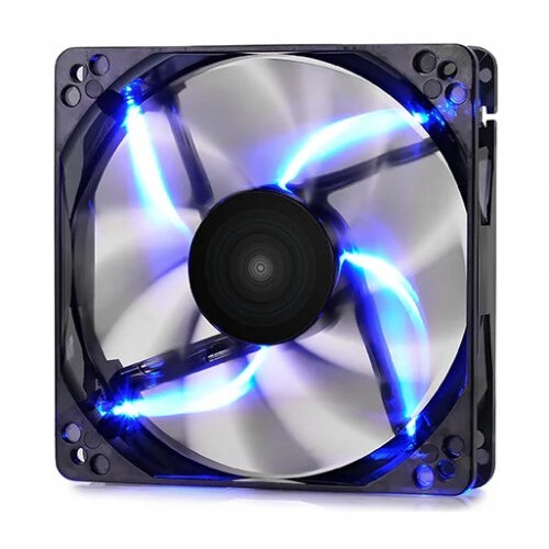 Вентилятор для корпуса Deepcool WIND BLADE 120 (черный/синяя подсветка) 