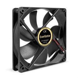 Вентилятор для корпуса ExeGate 12В DC EX12025B2P (EX295242RUS) (черный)