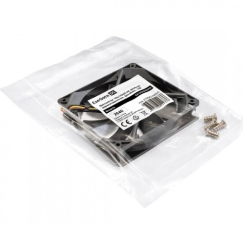 Вентилятор для корпуса ExeGate 12В DC EX12025B3PM (EX295244RUS) (черный) 1