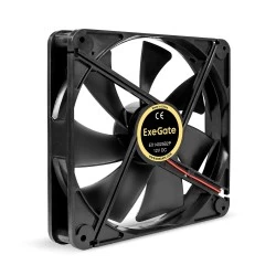 Вентилятор для корпуса ExeGate 12В DC EX14025B2P (EX295249RUS) (черный)