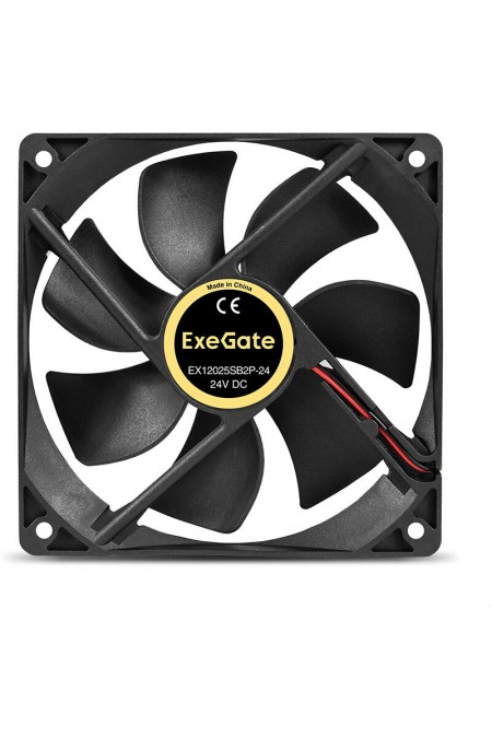 Вентилятор для корпуса ExeGate 24В DC EX12025B2P-24 (EX295211RUS) (черный) 