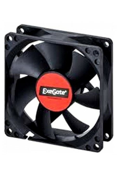Вентилятор для корпуса ExeGate E12025S4P-PWM (EX283393RUS) (черный) 1