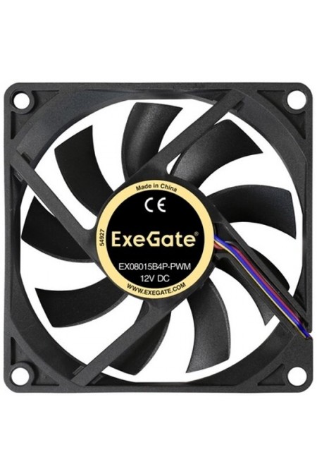 Вентилятор для корпуса ExeGate EX08015B4P-PWM (EX288924RUS) (черный) 1