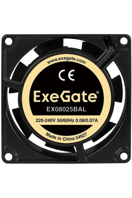Вентилятор для корпуса ExeGate EX08025BAL (EX288997RUS) (черный) 1