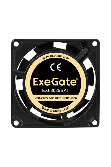 Вентилятор для корпуса ExeGate EX08025BAT (EX288998RUS) (черный) 1