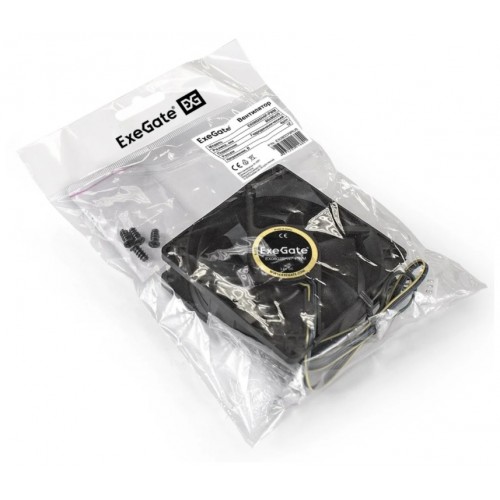 Вентилятор для корпуса ExeGate EX08025H4P-PWM (EX283379RUS) (черный) 1