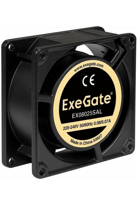 Вентилятор для корпуса ExeGate EX08025SAL (EX288996RUS) (черный) 