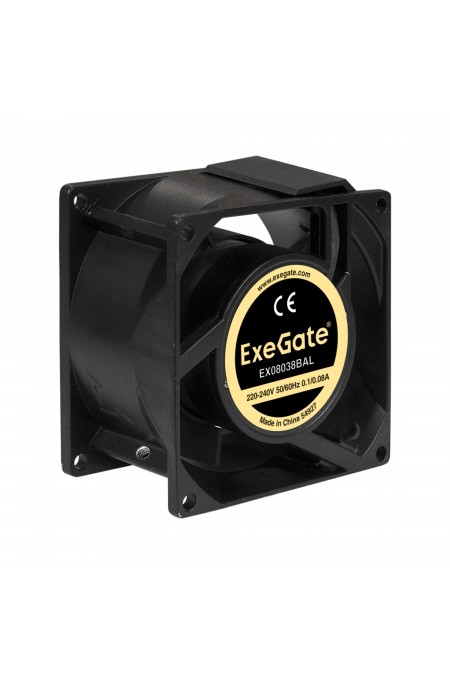 Вентилятор для корпуса ExeGate EX08038BAL (EX288999RUS) (черный) 