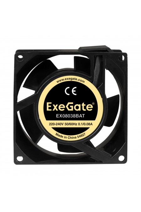 Вентилятор для корпуса ExeGate EX08038BAT (EX289000RUS) (черный) 1