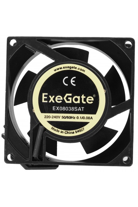 Вентилятор для корпуса ExeGate EX08038SAT (EX289002RUS) (черный) 2