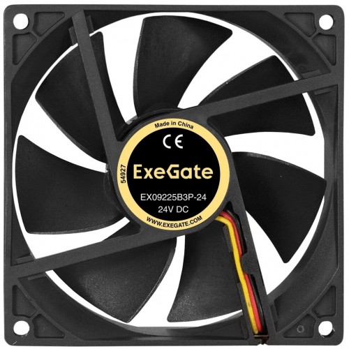 Вентилятор для корпуса ExeGate EX09225B3P-24 (EX297087RUS) (черный) 1