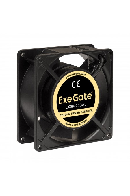 Вентилятор для корпуса ExeGate EX09225BA (EX289003RUS) (черный) 