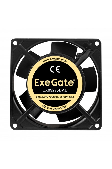 Вентилятор для корпуса ExeGate EX09225BA (EX289003RUS) (черный) 1