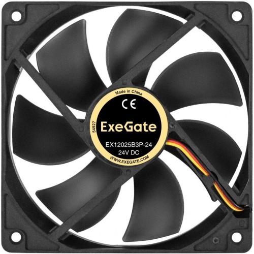 Вентилятор для корпуса ExeGate EX12025B3P-24 (EX297093RUS) (черный) 1