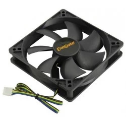 Вентилятор для корпуса ExeGate EX12025B4P-PWM (EX283391RUS) (черный)
