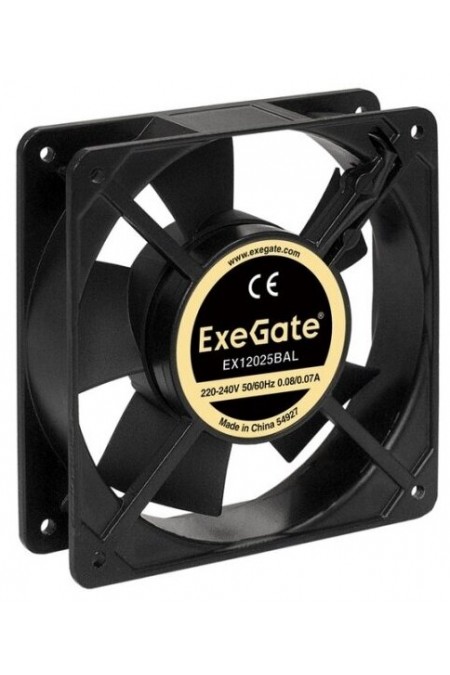 Вентилятор для корпуса ExeGate EX12025BAL (EX289013RUS) (черный) 