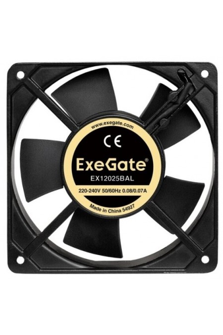 Вентилятор для корпуса ExeGate EX12025BAL (EX289013RUS) (черный) 1