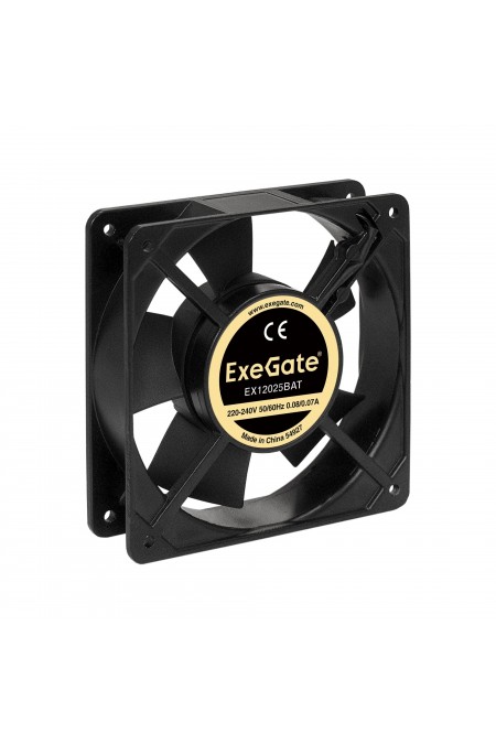 Вентилятор для корпуса ExeGate EX12025BAT (EX289014RUS) (черный) 