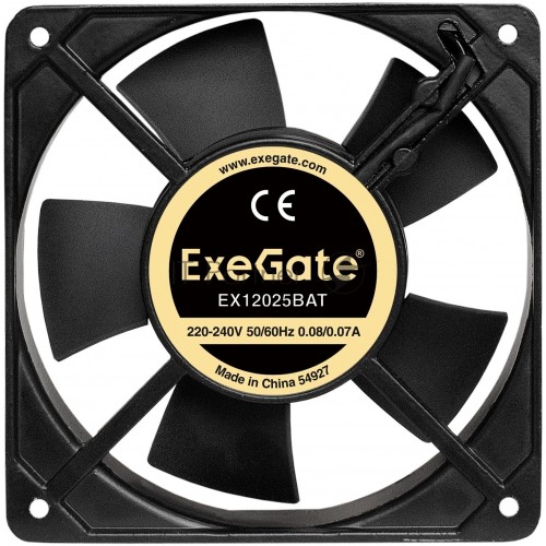 Вентилятор для корпуса ExeGate EX12025BAT (EX289014RUS) (черный) 4