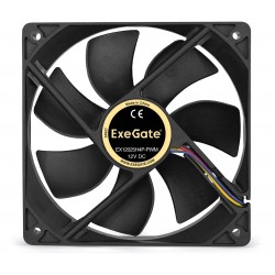 Вентилятор для корпуса ExeGate EX12025H4P-PWM (EX283392RUS) (черный)