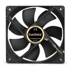 Вентилятор для корпуса ExeGate EX12025H4P-PWM (EX283392RUS) (черный)