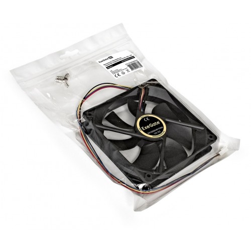 Вентилятор для корпуса ExeGate EX12025H4P-PWM (EX283392RUS) (черный) 2