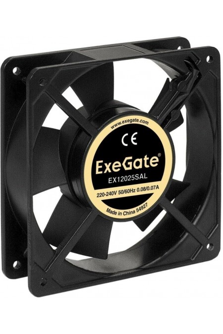 Вентилятор для корпуса ExeGate EX12025SAL (EX289015RUS) (черный) 