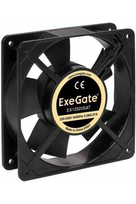 Вентилятор для корпуса ExeGate EX12025SAT (EX289016RUS) (черный) 
