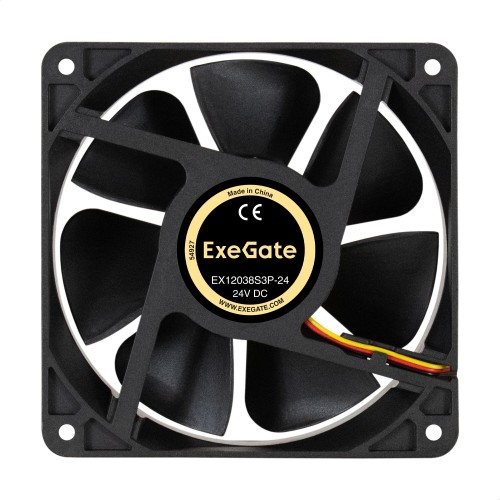 Вентилятор для корпуса ExeGate EX12038S3P-24 (EX297096RUS) (черный) 1