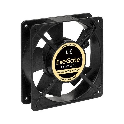 Вентилятор для корпуса ExeGate EX12038SAL (EX289020RUS) (черный) 5
